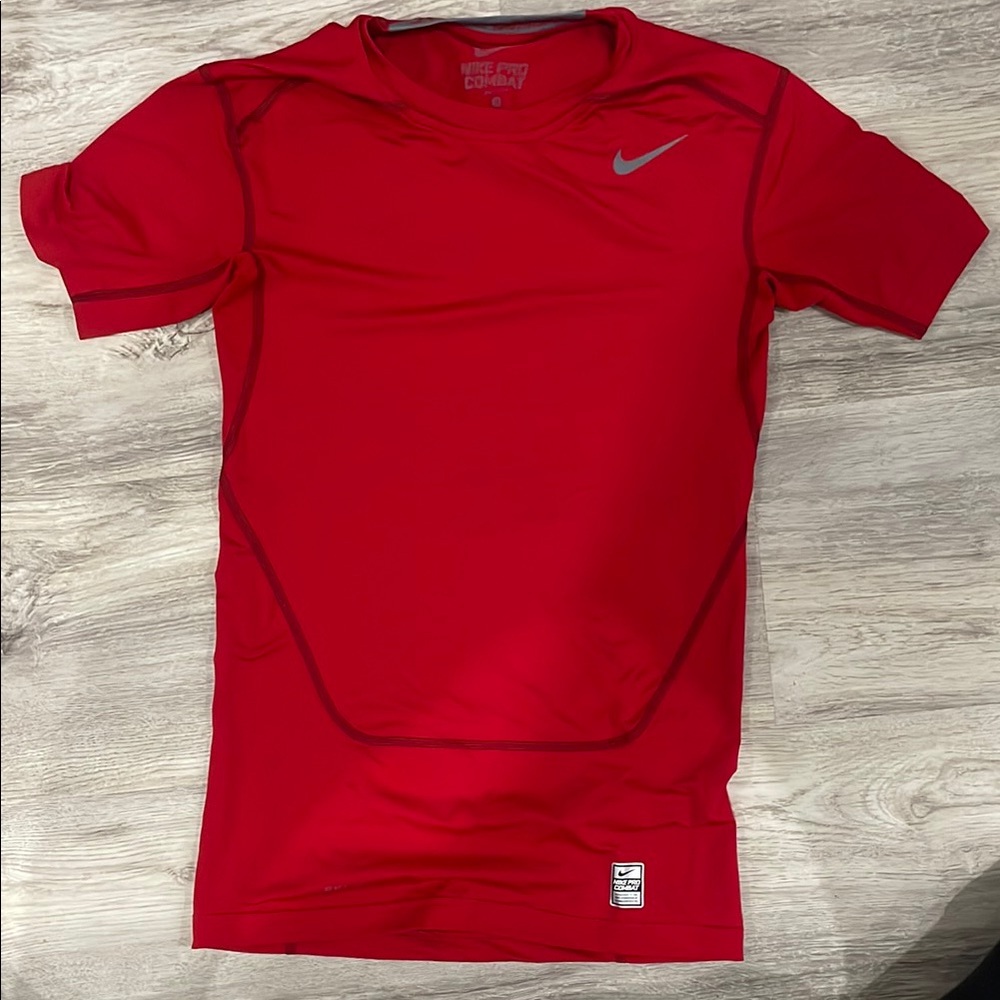 Nike Combat Kids Red Sports Shirt